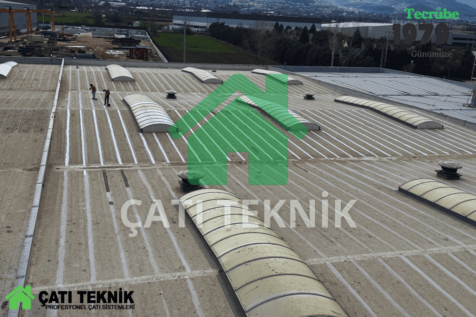 Çatı temizliği sonrası profesyonel çatı tamiri ve onarım süreci